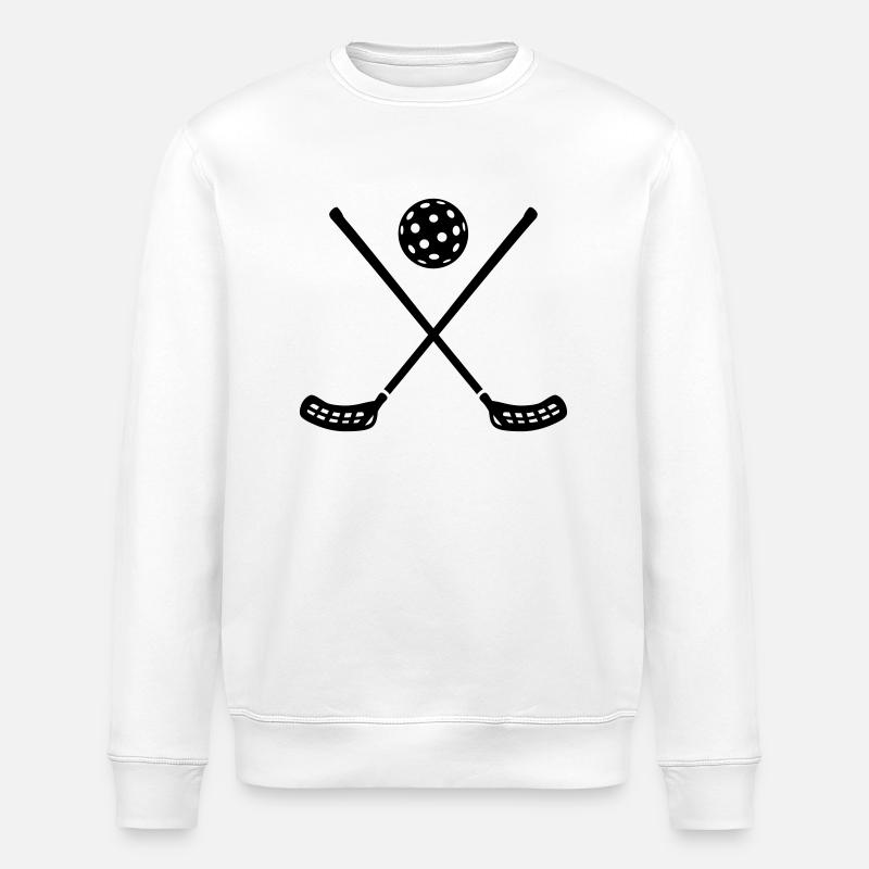 Floorball - Stanley/Stella Unisex Bio-Sweatshirt ROLLER - Weiß