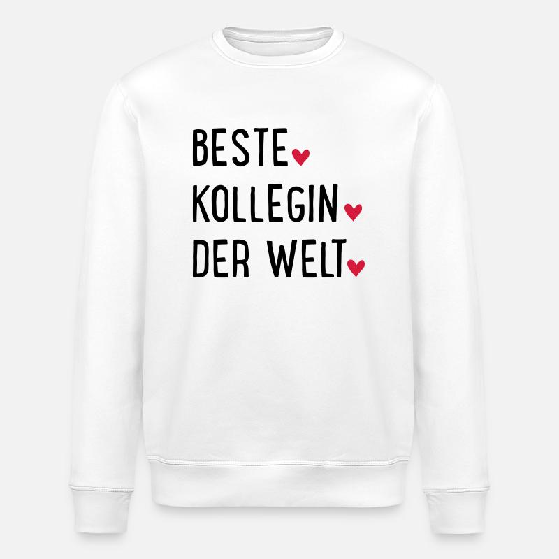 Collègue - Sweat bio ROLLER Stanley/Stella Unisexe - blanc