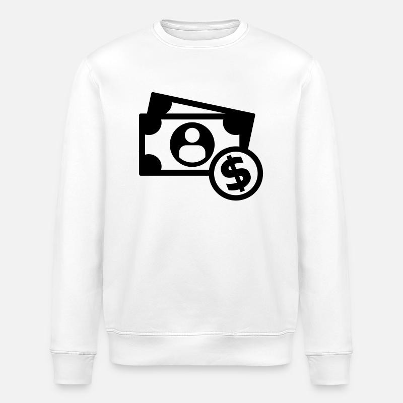 Geld - Stanley/Stella Unisex Bio-Sweatshirt ROLLER - Weiß