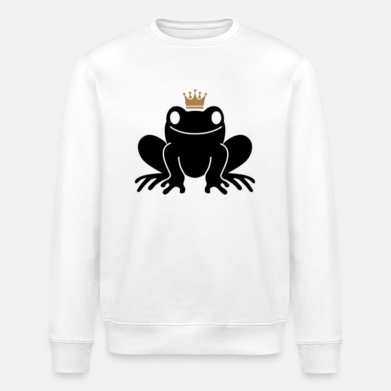 Froschkönig - Stanley/Stella Unisex Bio-Sweatshirt ROLLER - Weiß