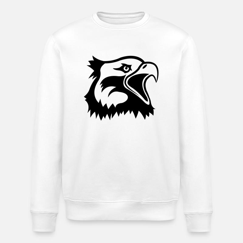 eagle - Stanley/Stella Unisex Bio-Sweatshirt ROLLER - Weiß