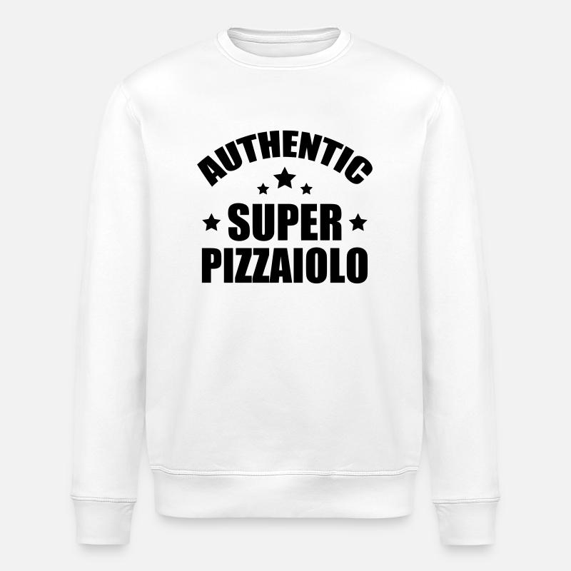 Pizza / Pizzaiolo / Pizza Chef / Pizzachef - Stanley/Stella ROLLER Unisex Organic Sweatshirt - white