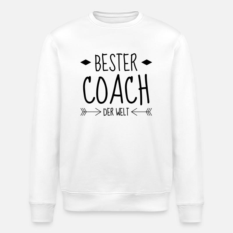 Coach / Coaching / Trainer / Sport - Stanley/Stella Unisex Bio-Sweatshirt ROLLER - Weiß