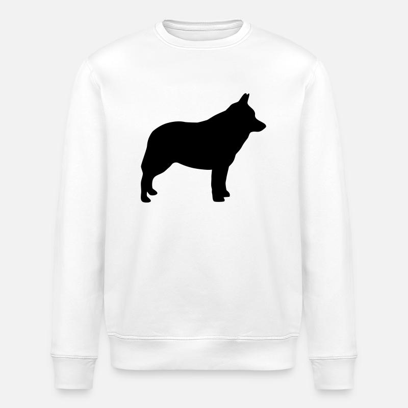 Schipperke - Stanley/Stella ROLLER Unisex Organic Sweatshirt - white