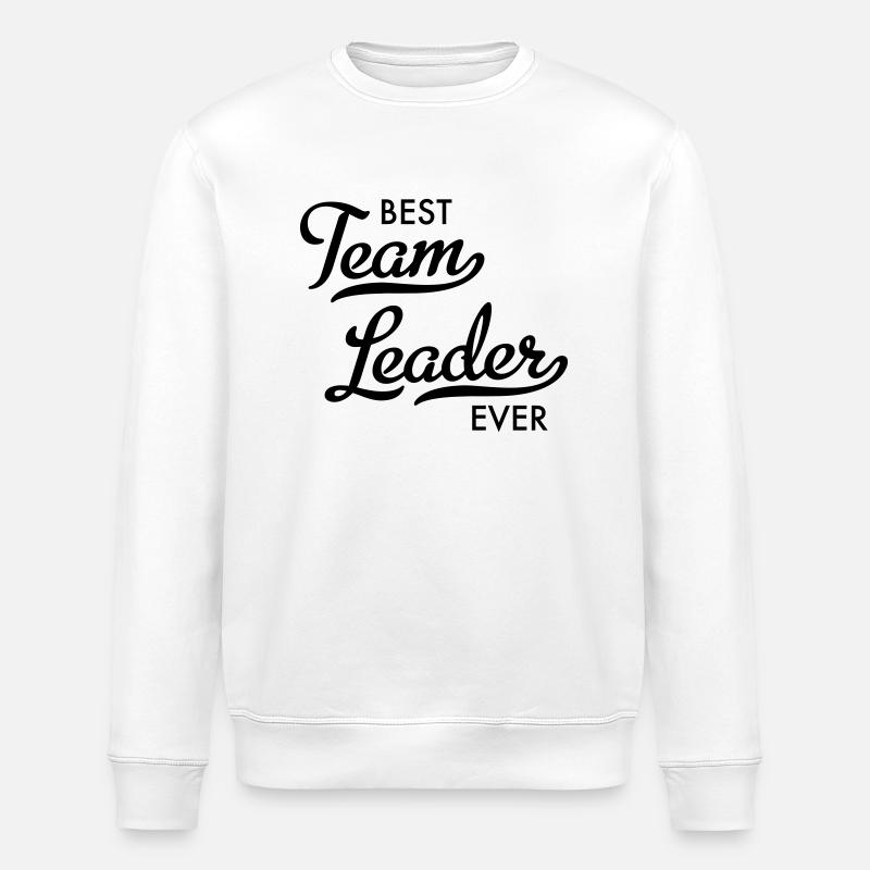 best team leader - Stanley/Stella Unisex Bio-Sweatshirt ROLLER - Weiß