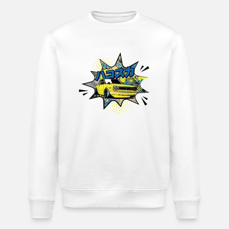 gtr oldschool yellow - Stanley/Stella Unisex Bio-Sweatshirt ROLLER - Weiß