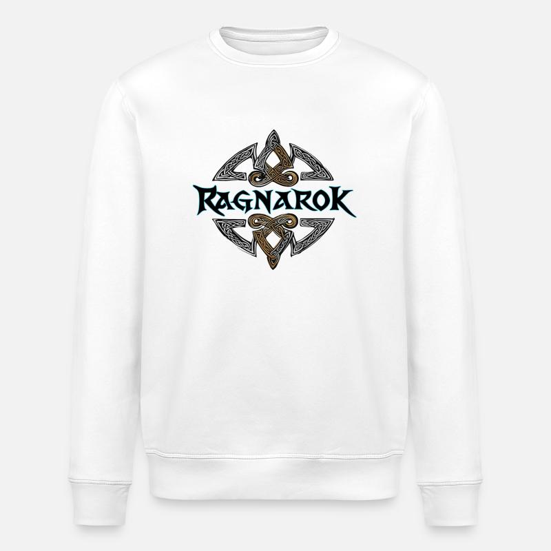 ragnarok - Stanley/Stella Unisex Bio-Sweatshirt ROLLER - Weiß