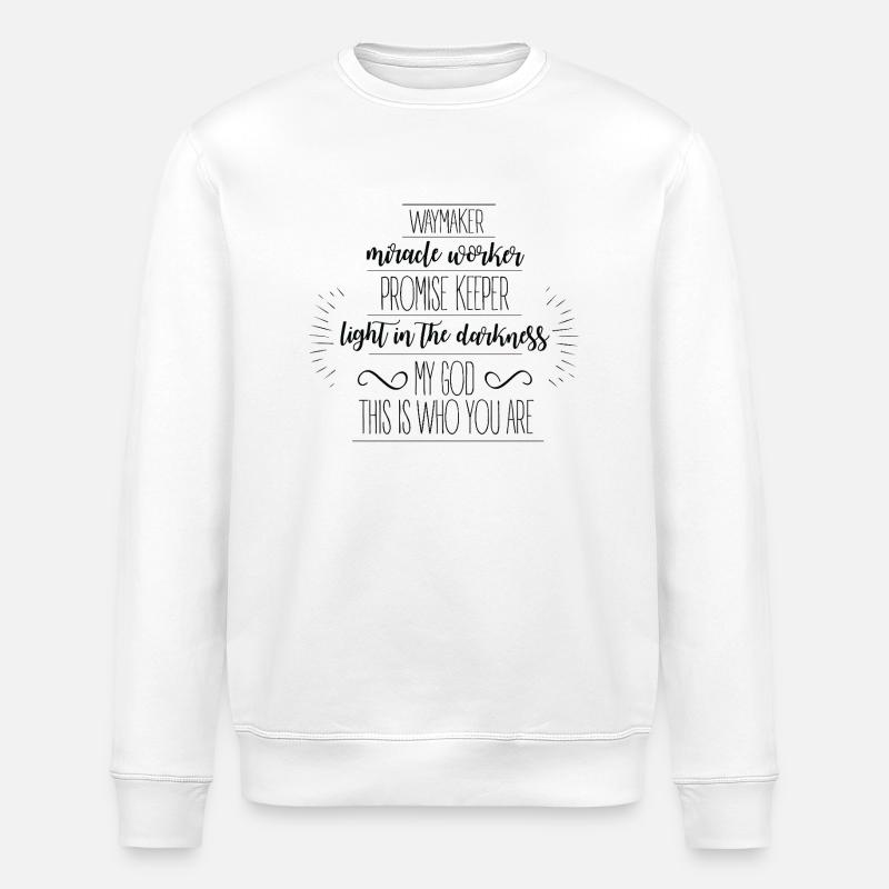 Waymaker - Stanley/Stella ROLLER Unisex Organic Sweatshirt - white