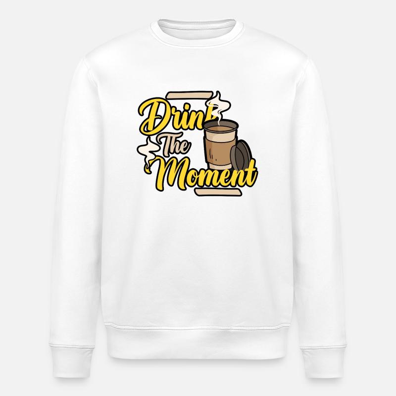 Kaffeepause - Stanley/Stella Unisex Bio-Sweatshirt ROLLER - Weiß