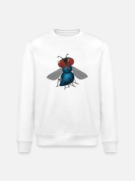 fliege - Stanley/Stella Unisex Bio-Sweatshirt ROLLER - Weiß
