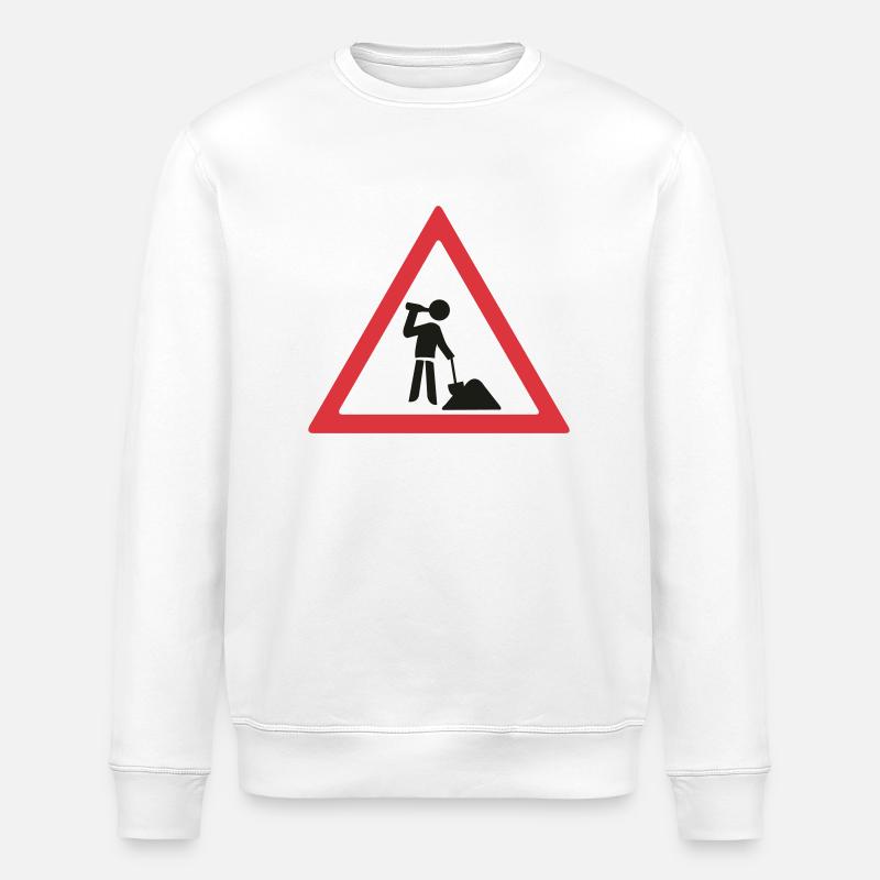 menatwork - Stanley/Stella Unisex Bio-Sweatshirt ROLLER - Weiß