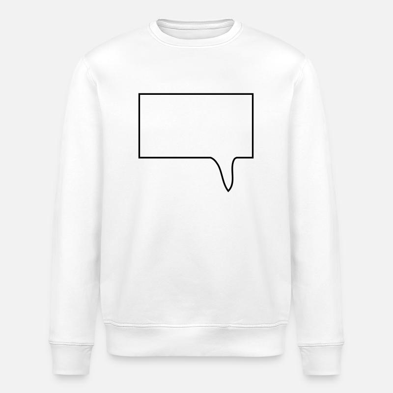 sprechblase2 - Sweat bio ROLLER Stanley/Stella Unisexe - blanc