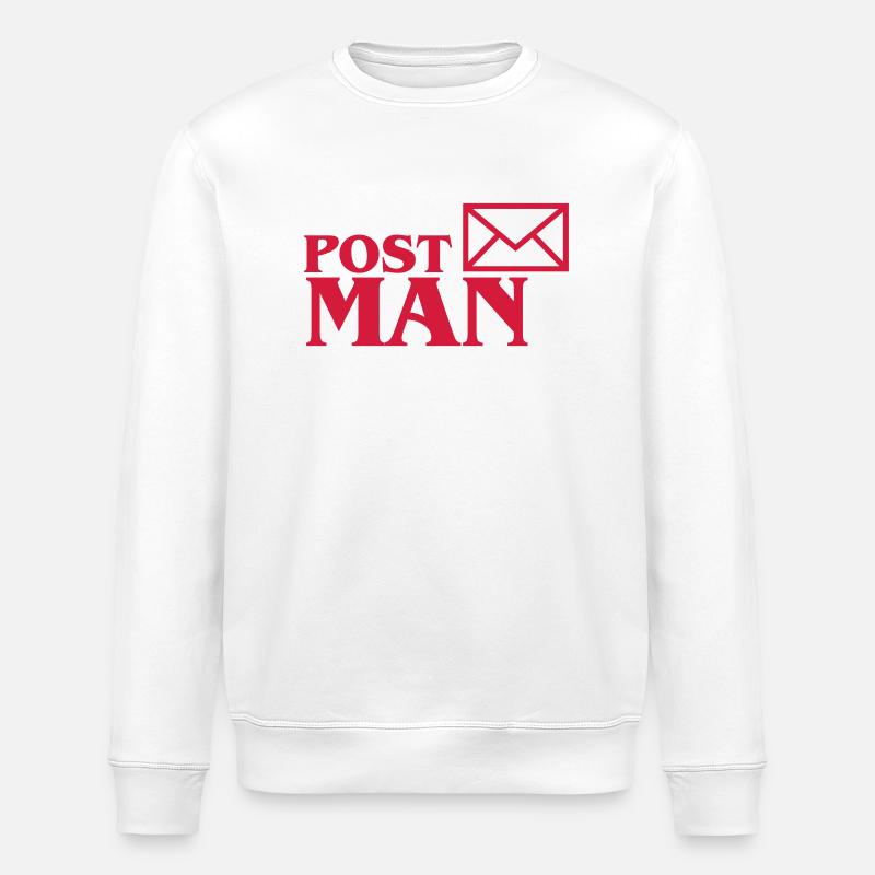Post Man - Stanley/Stella Unisex Bio-Sweatshirt ROLLER - Weiß