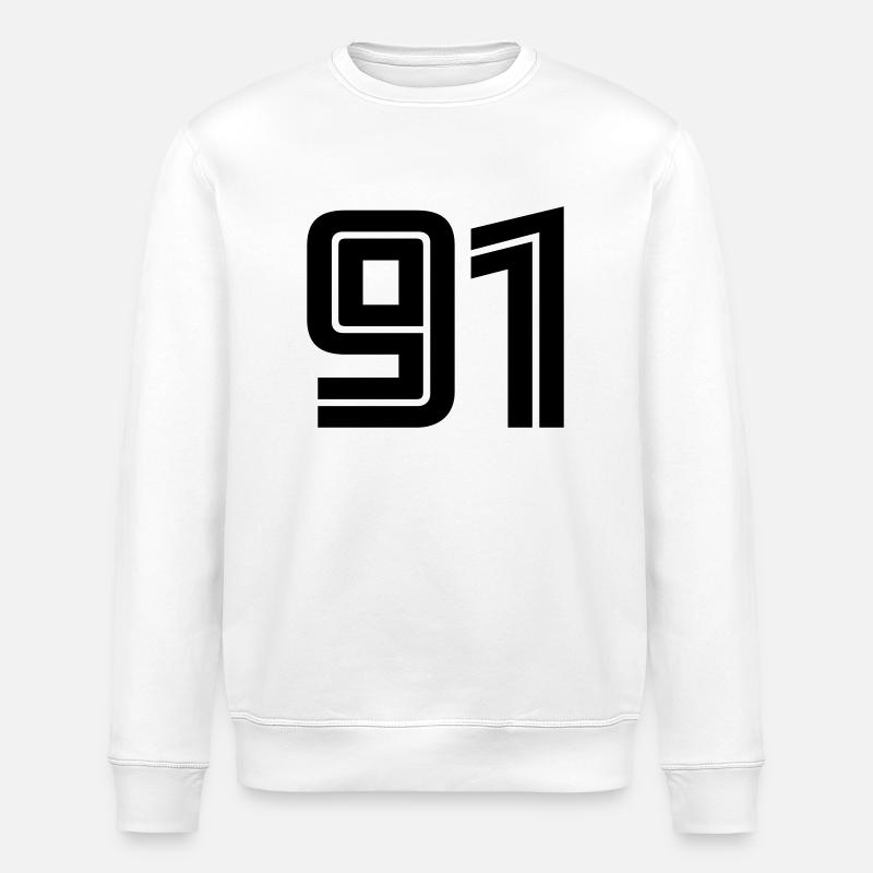 91 - Stanley/Stella Unisex Bio-Sweatshirt ROLLER - Weiß