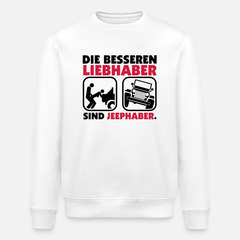 Ohne Worte. - Stanley/Stella Unisex Bio-Sweatshirt ROLLER - Weiß