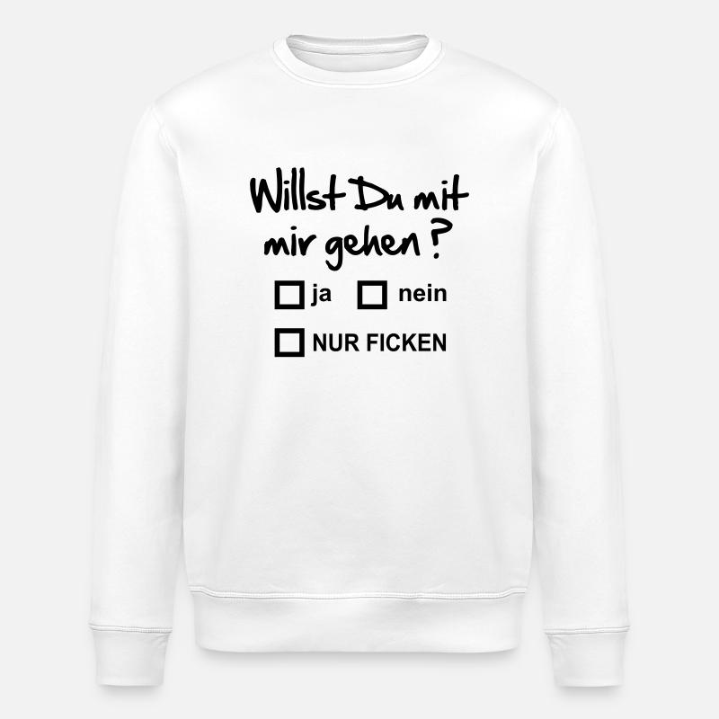 ficken - Stanley/Stella Unisex Bio-Sweatshirt ROLLER - Weiß