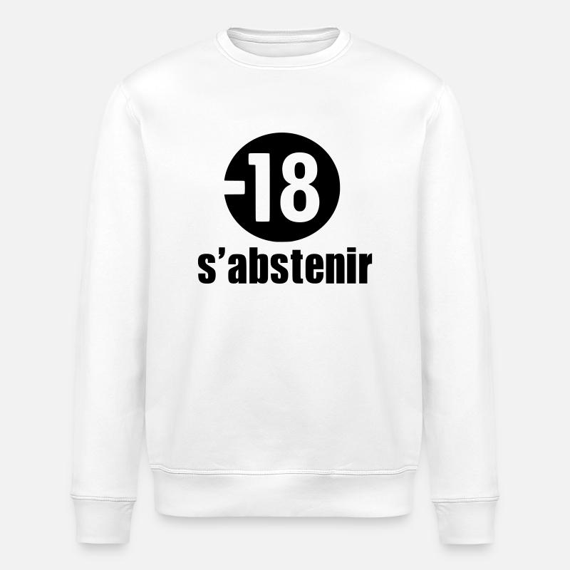 18 - Stanley/Stella ROLLER Unisex Organic Sweatshirt - white