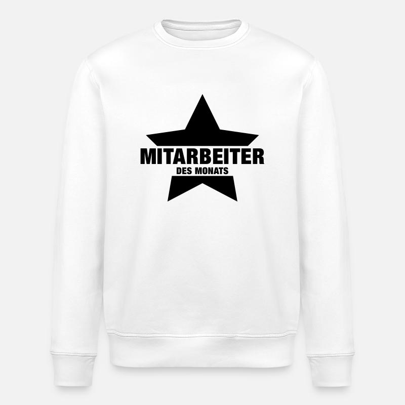 mitarbeiter_des_monats__f1 - Stanley/Stella Unisex Bio-Sweatshirt ROLLER - Weiß