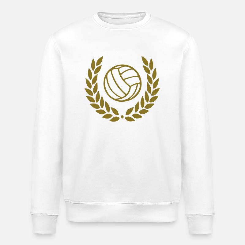 Volleyball - Stanley/Stella Unisex Bio-Sweatshirt ROLLER - Weiß