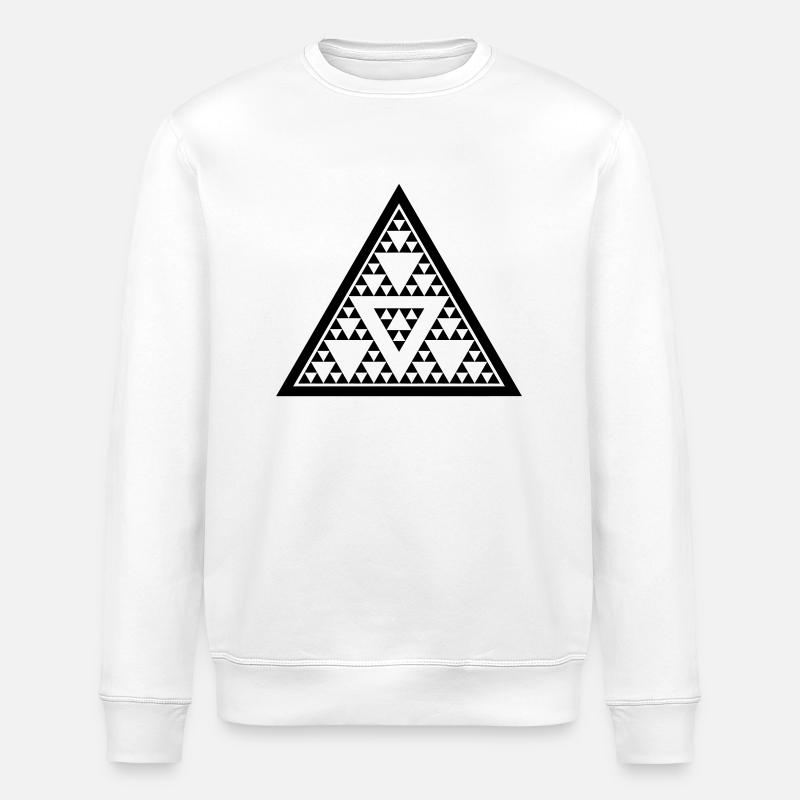 Dreieck - Stanley/Stella Unisex Bio-Sweatshirt ROLLER - Weiß
