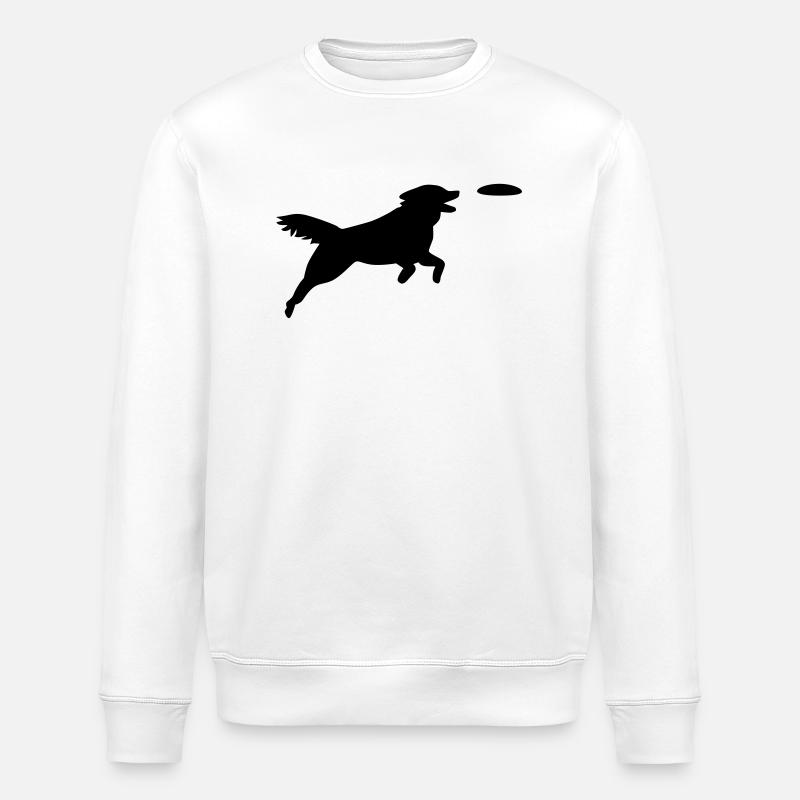 Chien Agility - Sweat bio ROLLER Stanley/Stella Unisexe - blanc