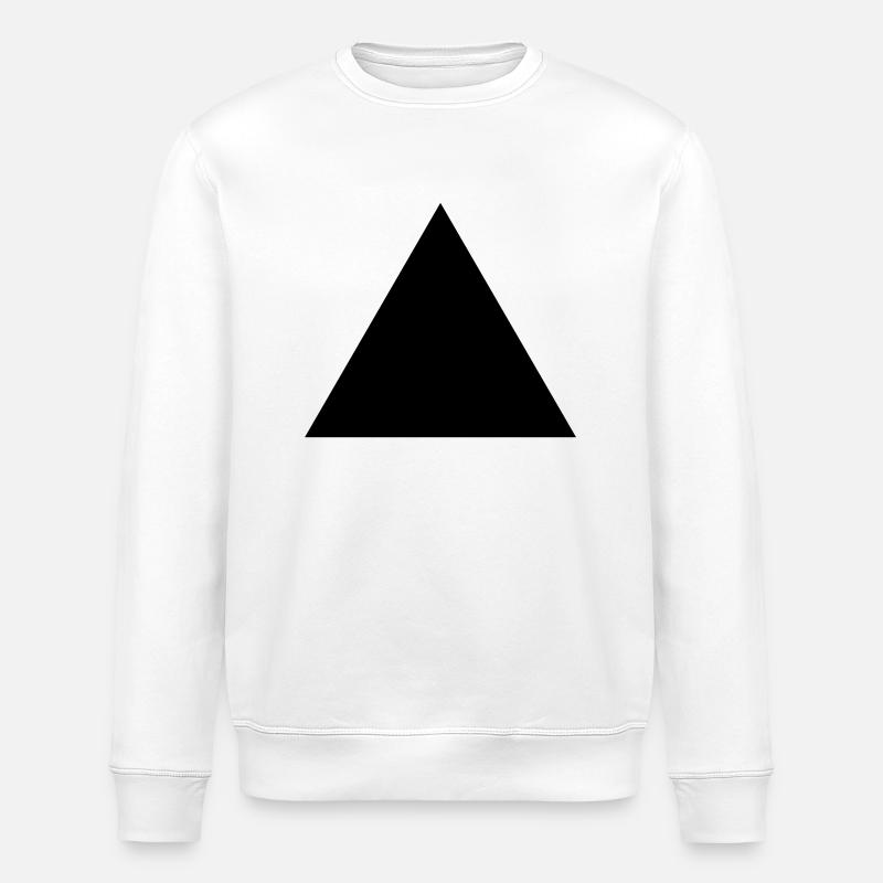 triangle - Stanley/Stella ROLLER Unisex Organic Sweatshirt - white