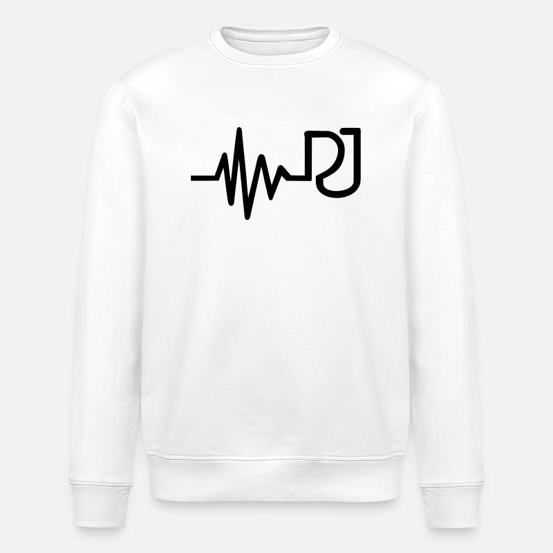 DJ - Stanley/Stella ROLLER Unisex Organic Sweatshirt - white