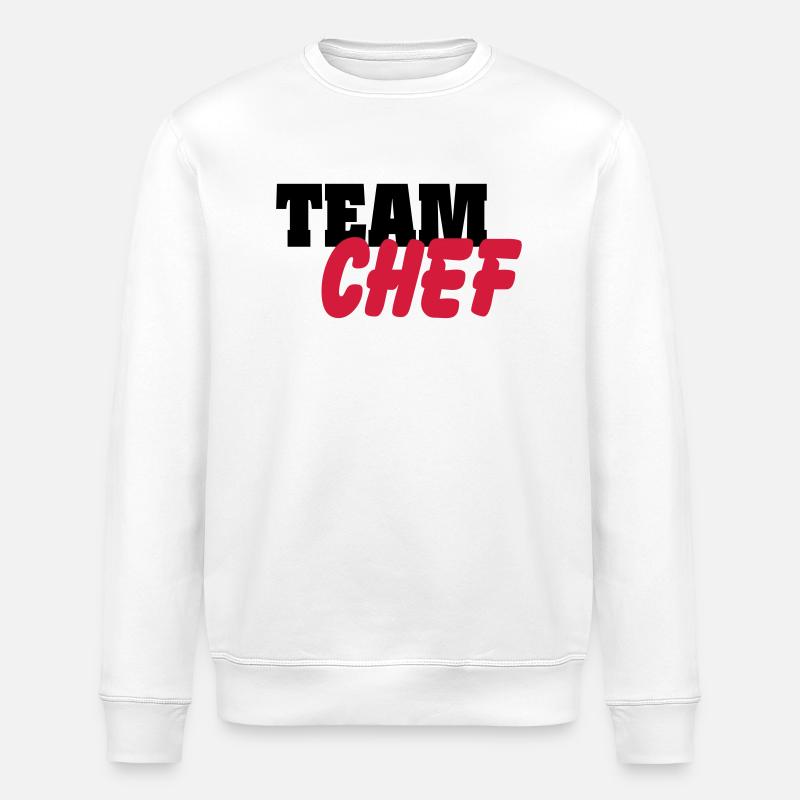Team chef - Sweat bio ROLLER Stanley/Stella Unisexe - blanc