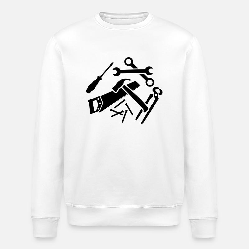 Tools - Stanley/Stella ROLLER Unisex Organic Sweatshirt - white