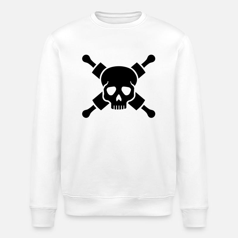 Baker - Stanley/Stella ROLLER Unisex Organic Sweatshirt - white