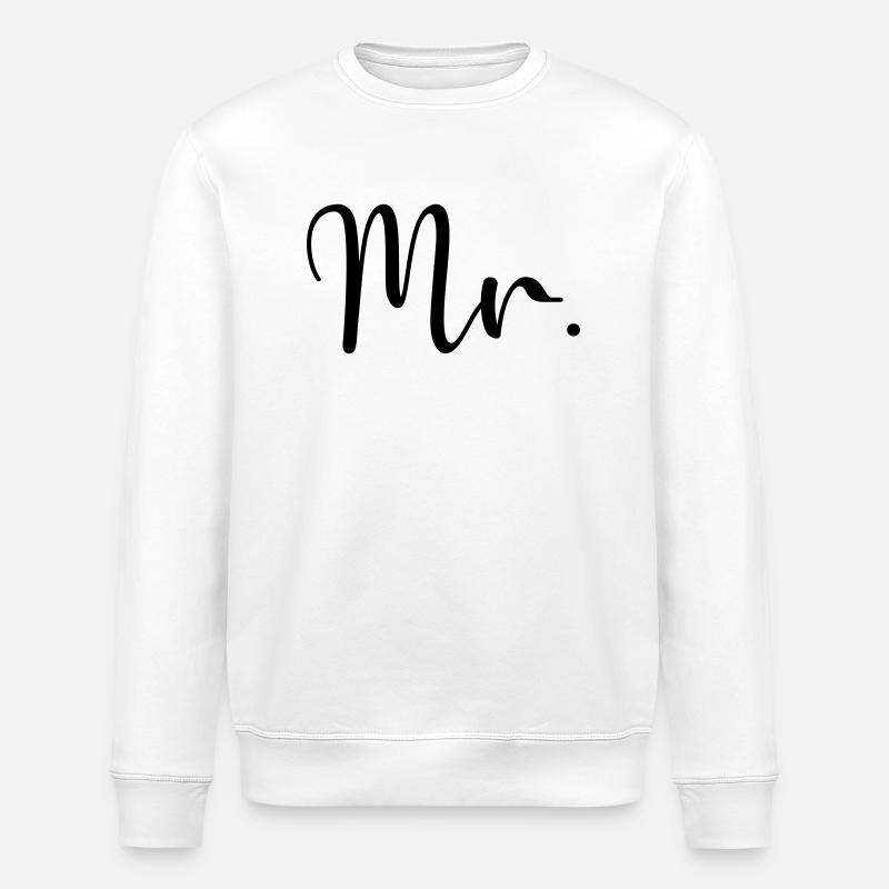 Mr. - Stanley/Stella ROLLER Unisex Organic Sweatshirt - white