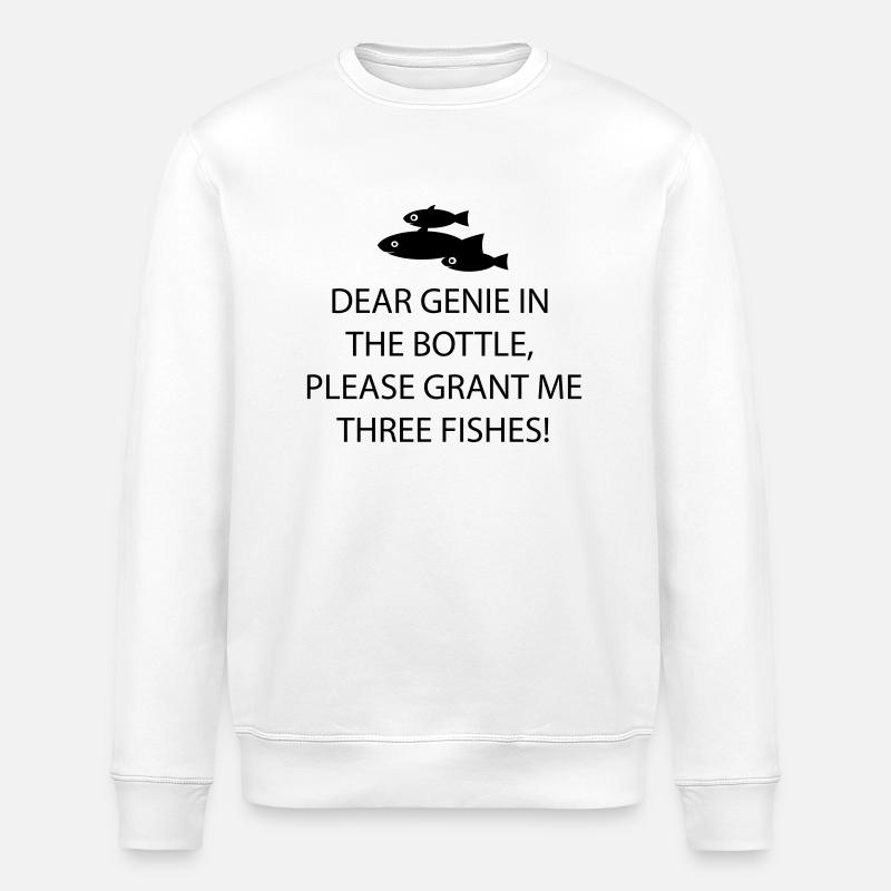 pêche - Sweat bio ROLLER Stanley/Stella Unisexe - blanc