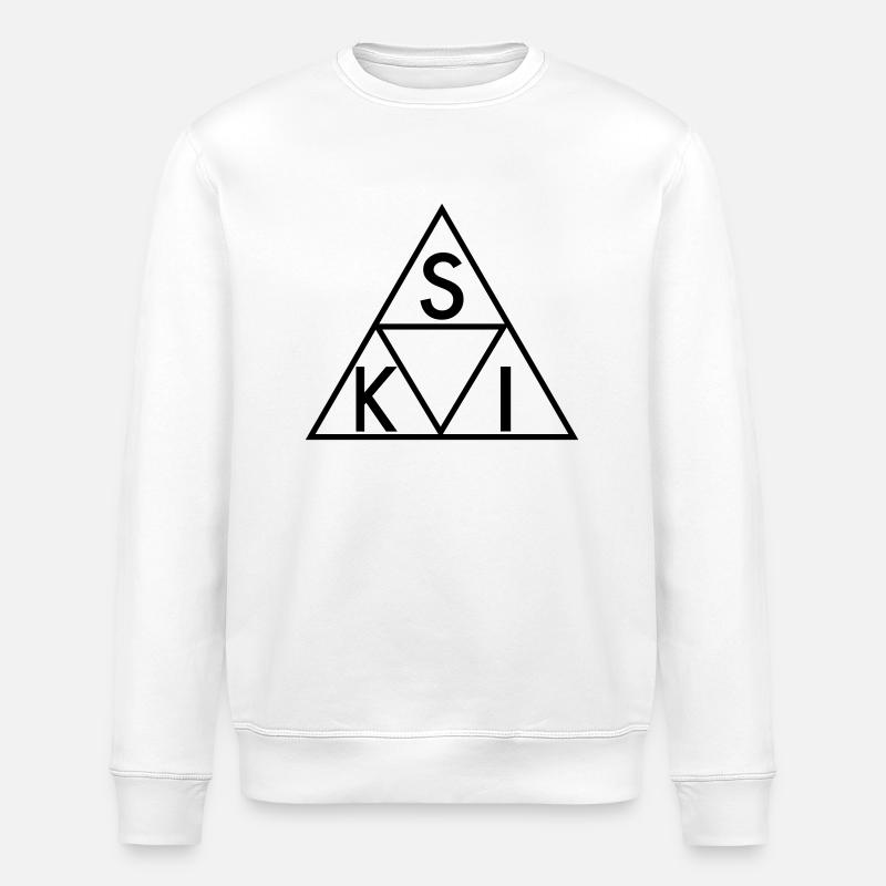 Ski - Stanley/Stella Unisex Bio-Sweatshirt ROLLER - Weiß
