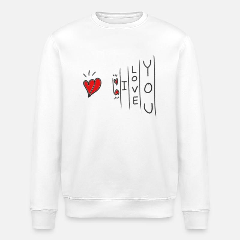 Libeb&herz - Stanley/Stella ROLLER Unisex Organic Sweatshirt - white