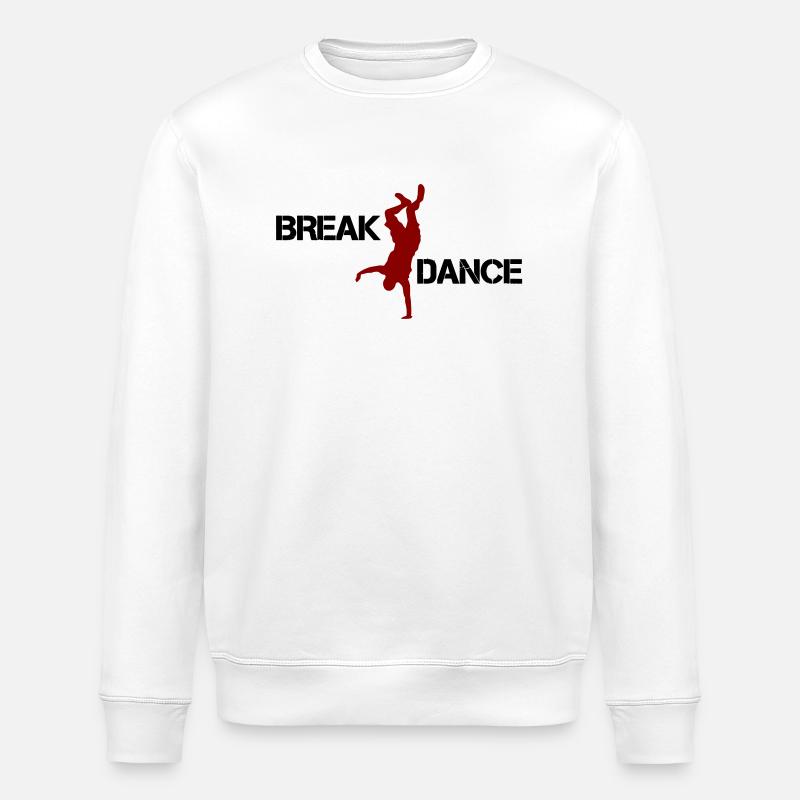 break dance - Stanley/Stella Unisex Bio-Sweatshirt ROLLER - Weiß