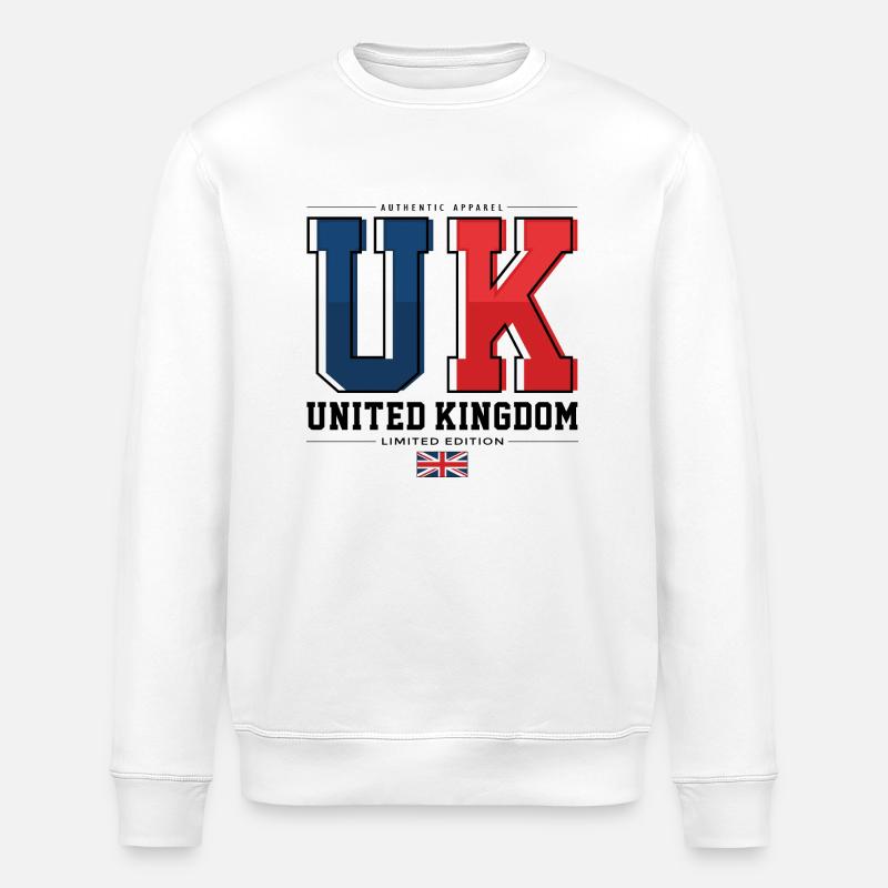 ROYAUME-UNI - Sweat bio ROLLER Stanley/Stella Unisexe - blanc