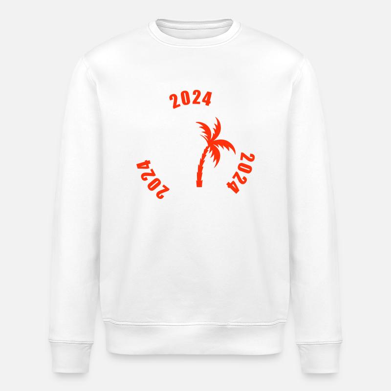 Ibiza 2024 Urlaub - Stanley/Stella Unisex Bio-Sweatshirt ROLLER - Weiß