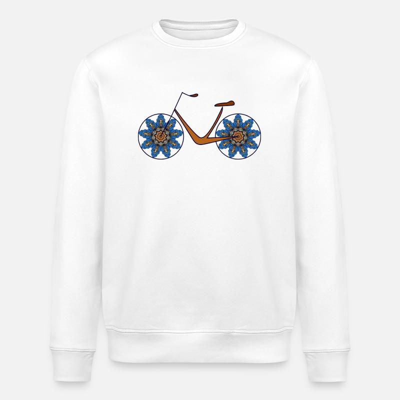 Vélo - Sweat bio ROLLER Stanley/Stella Unisexe - blanc