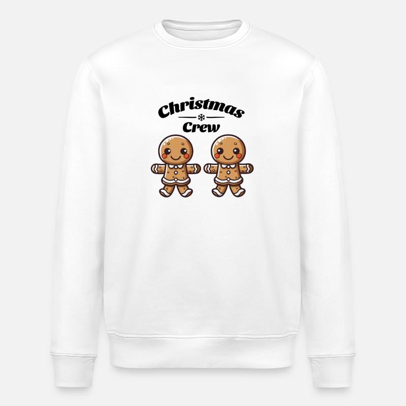 Équipage de Noël - Sweat bio ROLLER Stanley/Stella Unisexe - blanc