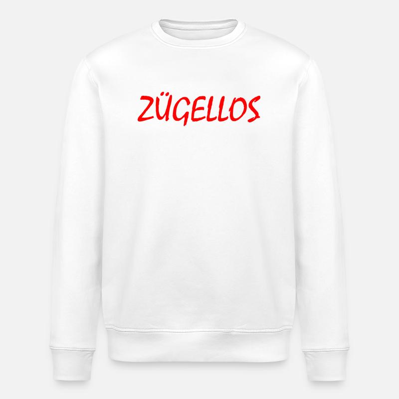 débridé - Sweat bio ROLLER Stanley/Stella Unisexe - blanc