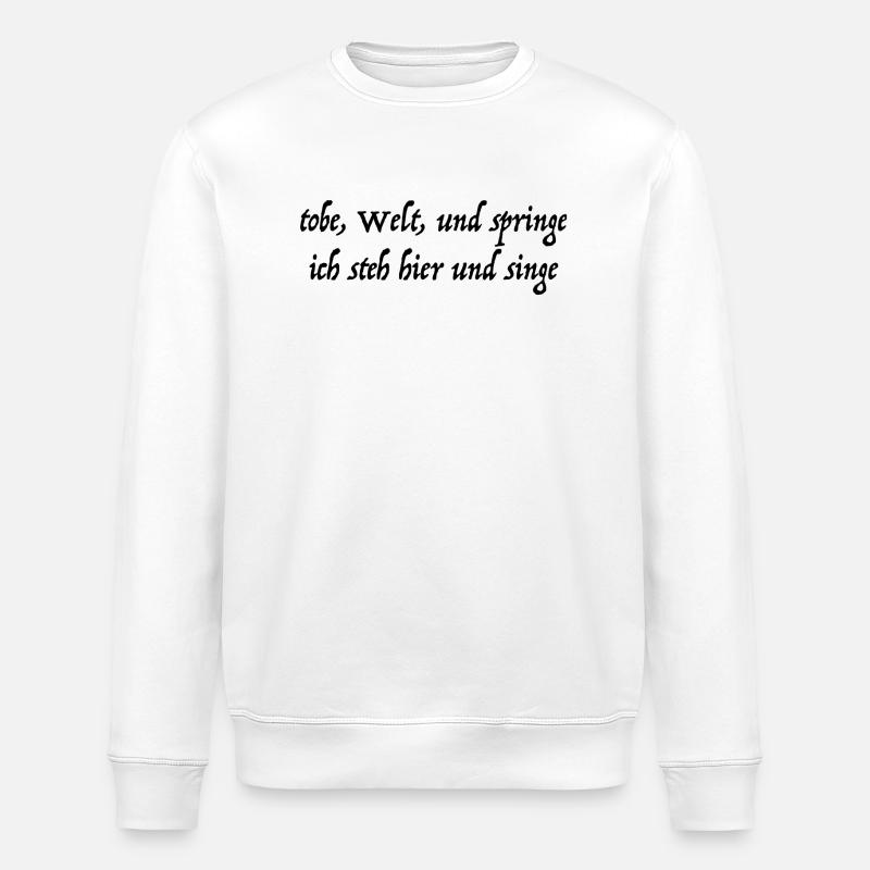 BWV 227 - Stanley/Stella Unisex Bio-Sweatshirt ROLLER - Weiß