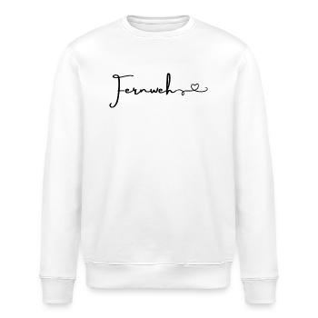Fernweh... - Stanley/Stella Unisex Bio-Sweatshirt ROLLER - Weiß - Vorne - Nik (191cm)