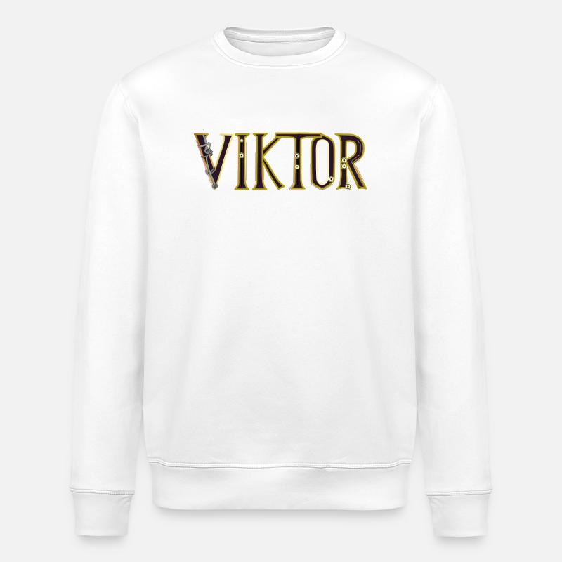 Viktor - Stanley/Stella ROLLER Unisex Organic Sweatshirt - white