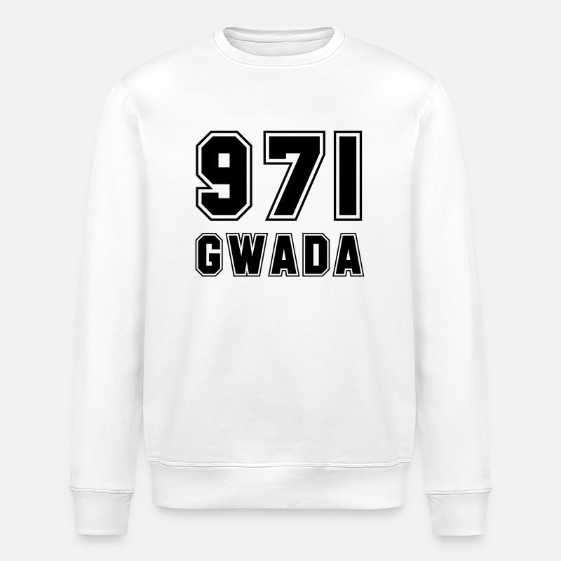 Gwada 971 - Stanley/Stella ROLLER Unisex Organic Sweatshirt - white