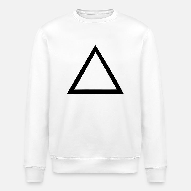 Dreieck - Stanley/Stella Unisex Bio-Sweatshirt ROLLER - Weiß