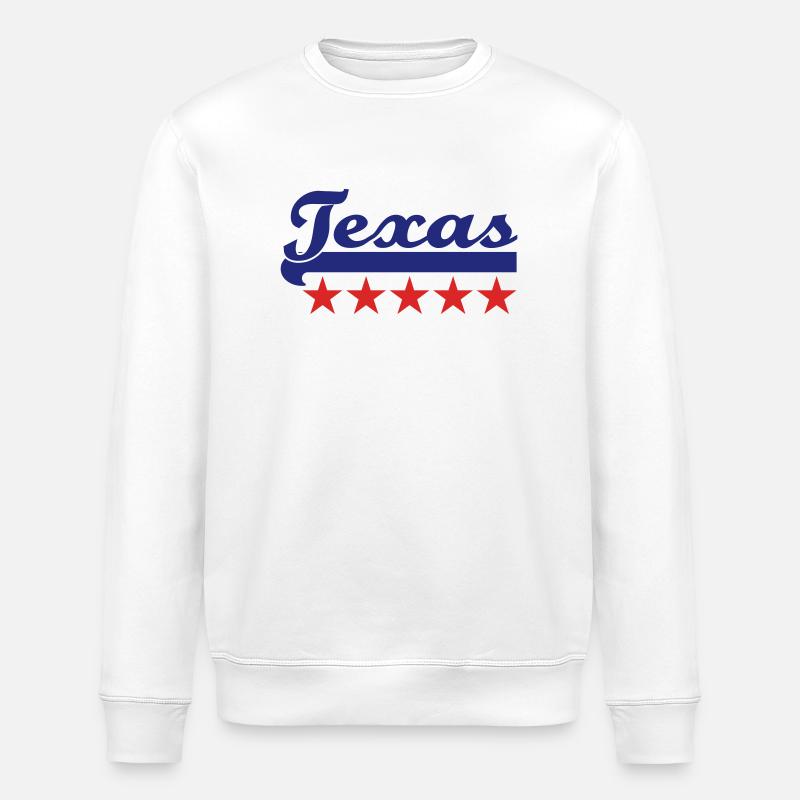 Texas - Sweat bio ROLLER Stanley/Stella Unisexe - blanc