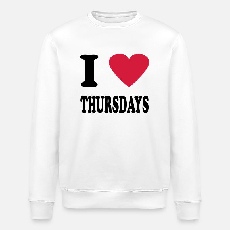thursday - Stanley/Stella Unisex Bio-Sweatshirt ROLLER - Weiß