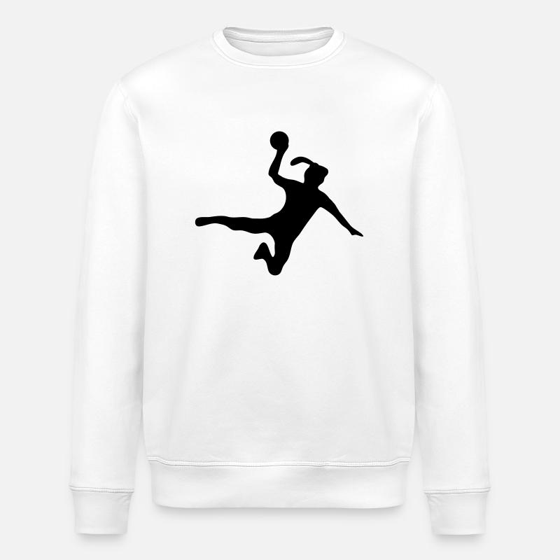 handball - Sweat bio ROLLER Stanley/Stella Unisexe - blanc