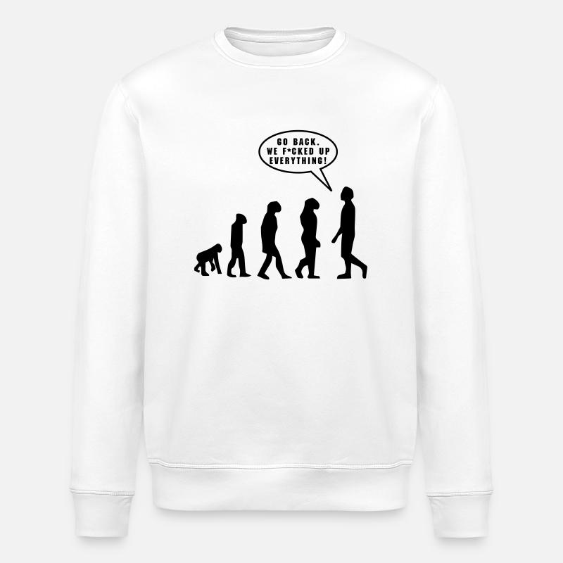 Evolution - Stanley/Stella Unisex Bio-Sweatshirt ROLLER - Weiß