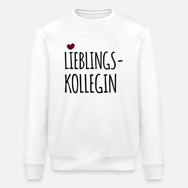 Lieblingskollegin (dh) - Stanley/Stella Unisex Bio-Sweatshirt ROLLER - Weiß
